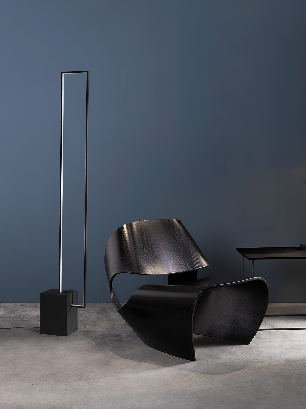 Keloza aluminium vloerlamp