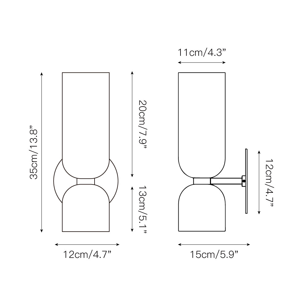 Orelelelia wandlamp