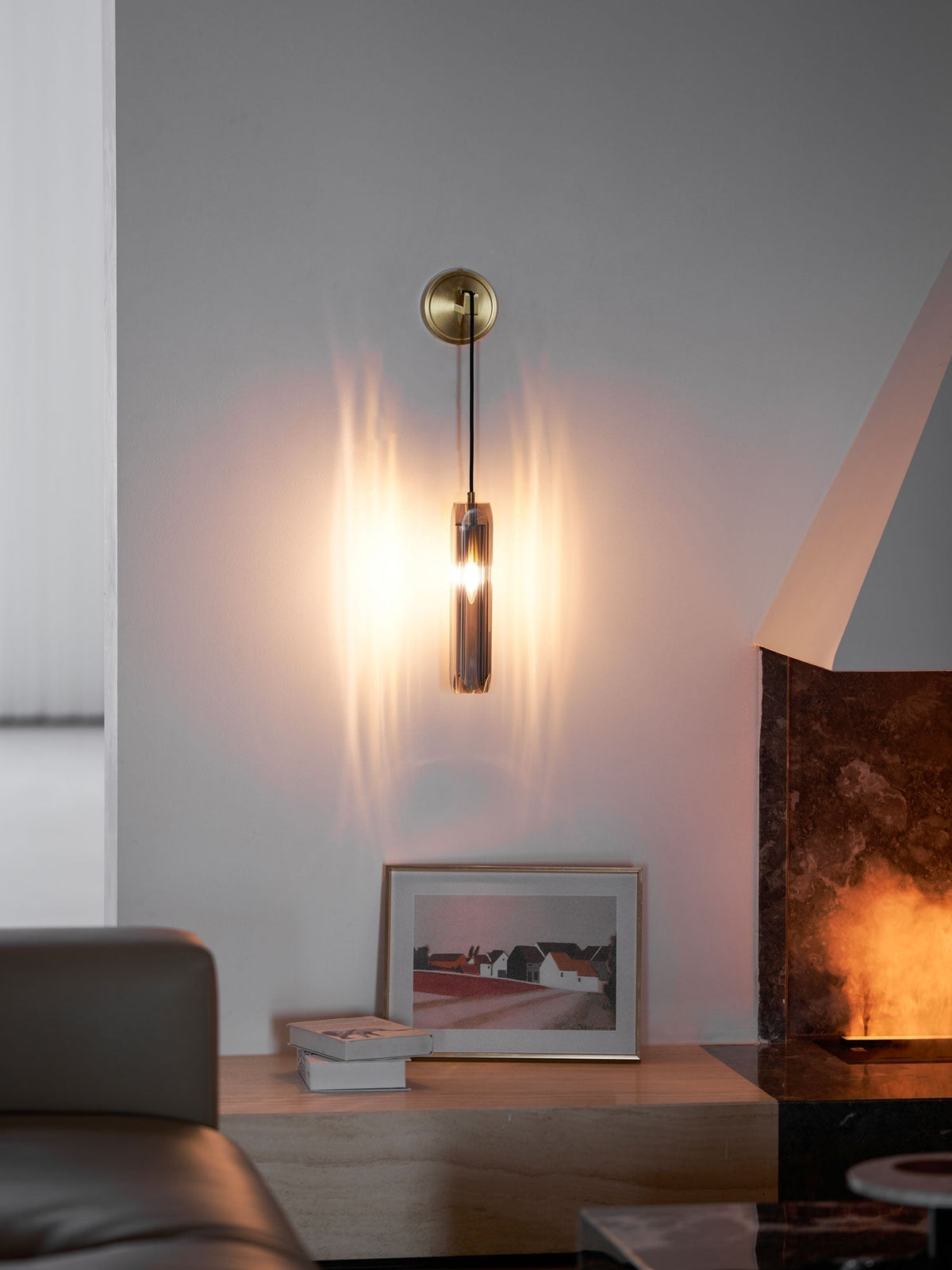 Zodorila Moderne wandlamp uit de Minimalistische Kristalserie