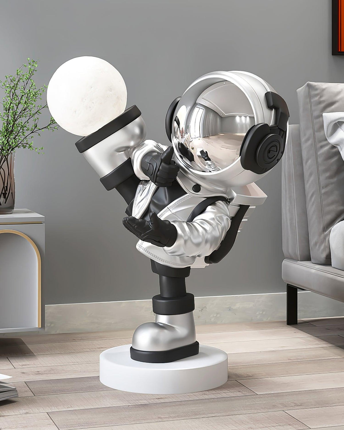 Arloril tafellamp met astronautenfiguur