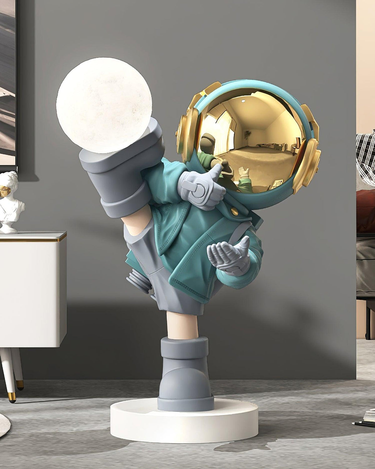 Arloril tafellamp met astronautenfiguur