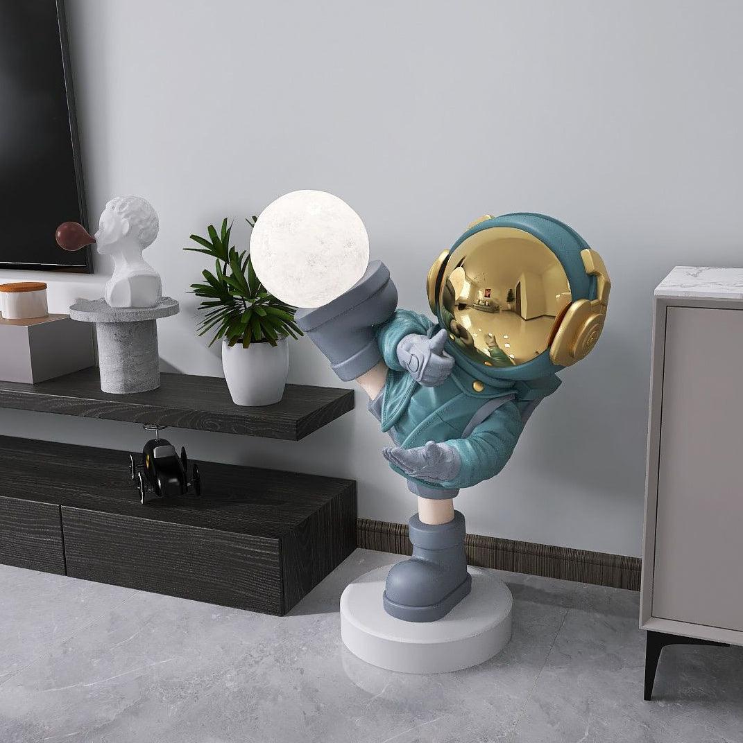 Arloril tafellamp met astronautenfiguur