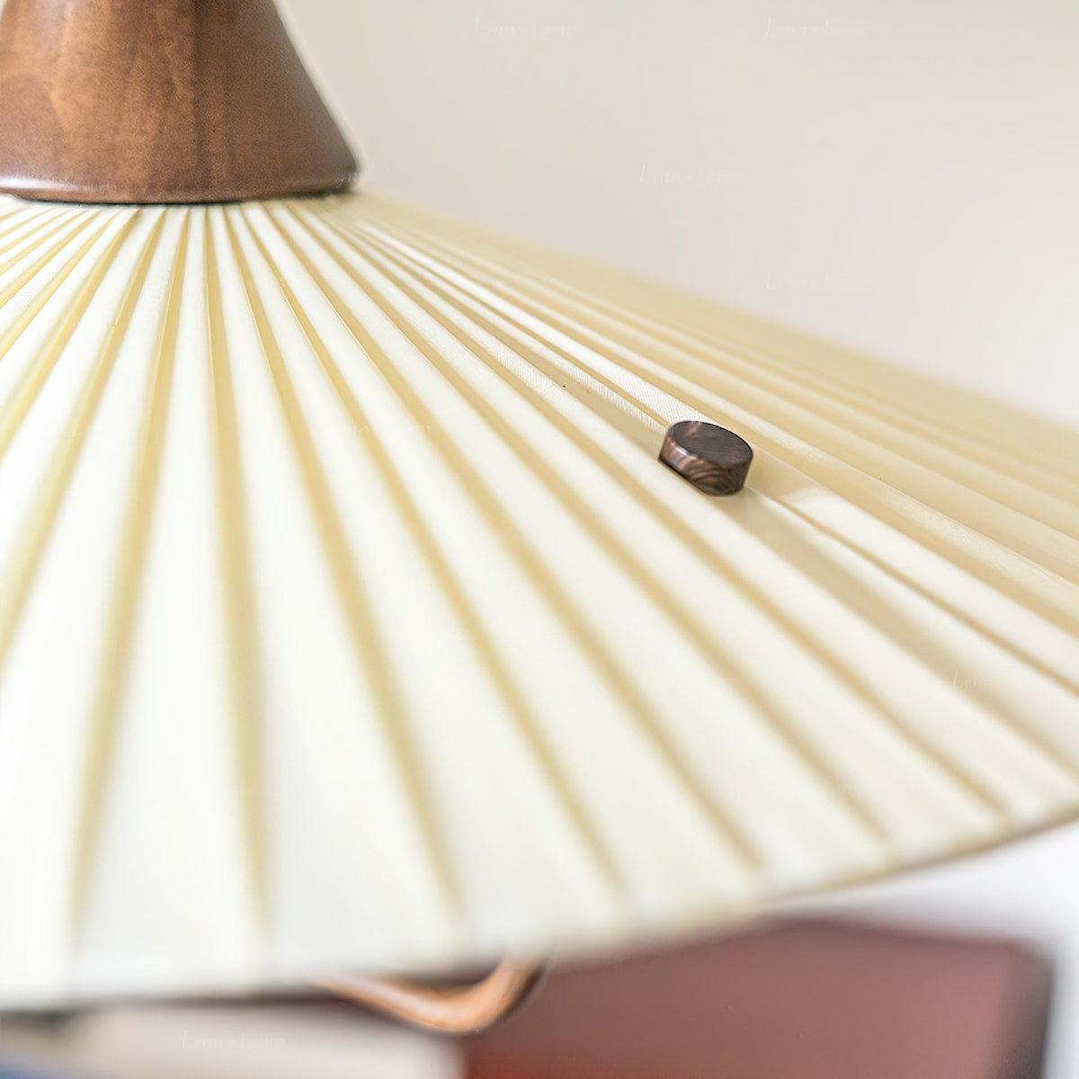 Mydorisra Traditionele klassieke hanglamp van textiel en hout