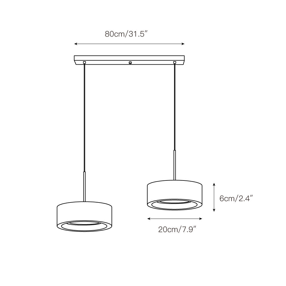 Rona marmeren hanglamp