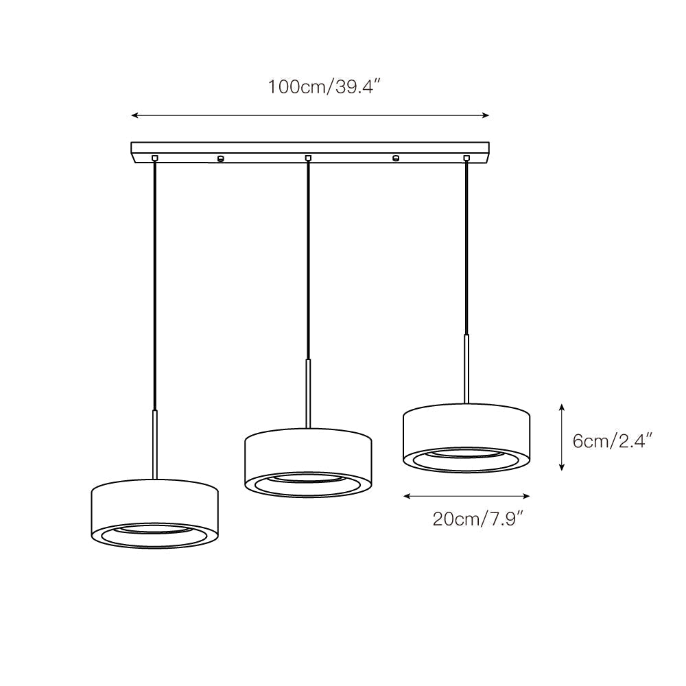 Rona marmeren hanglamp