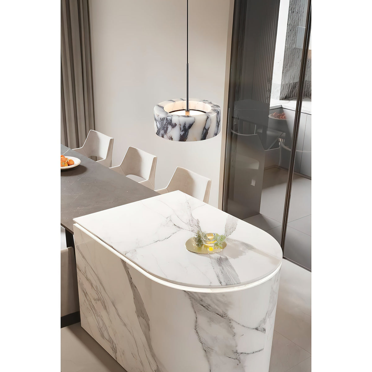 Rona marmeren hanglamp
