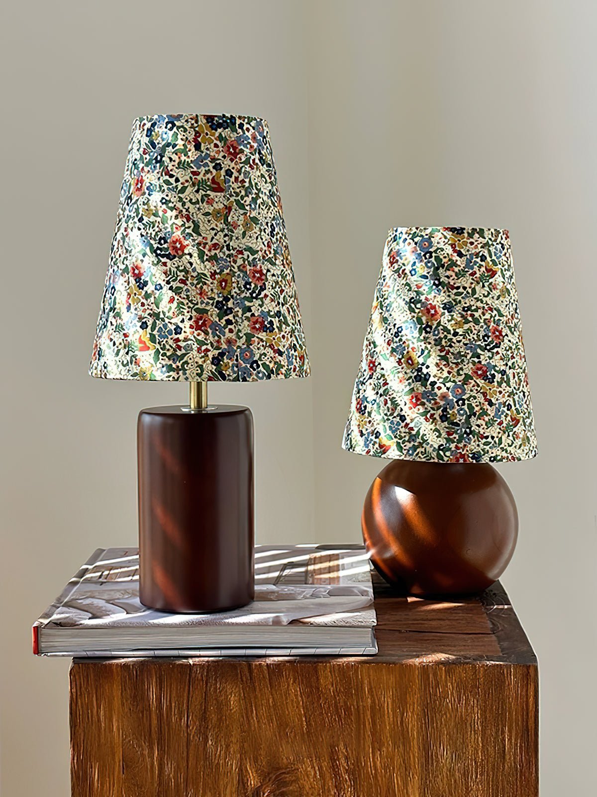 Elvivelia Vintage Houten tafellamp