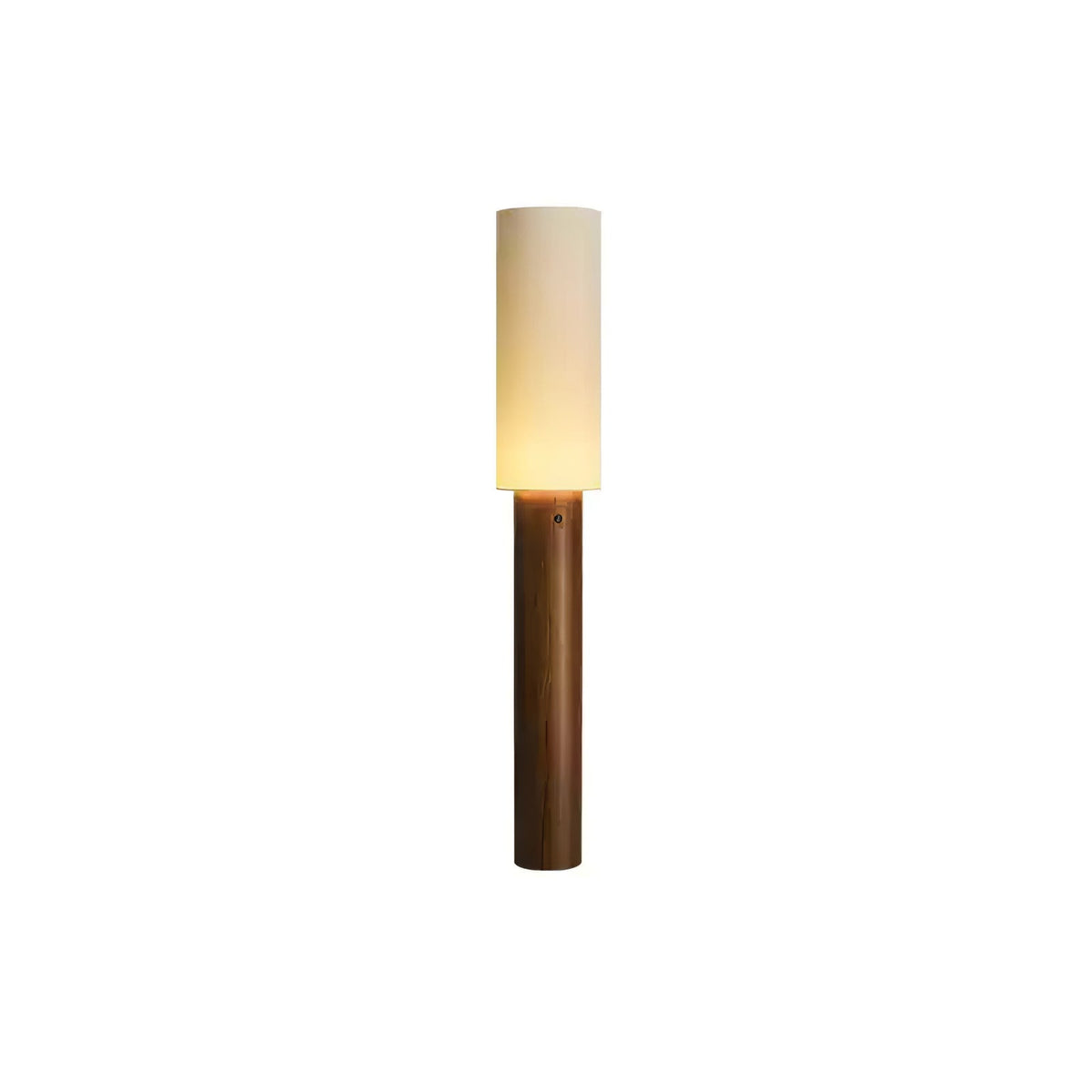 Uvynir Cylindrische houten vloerlamp