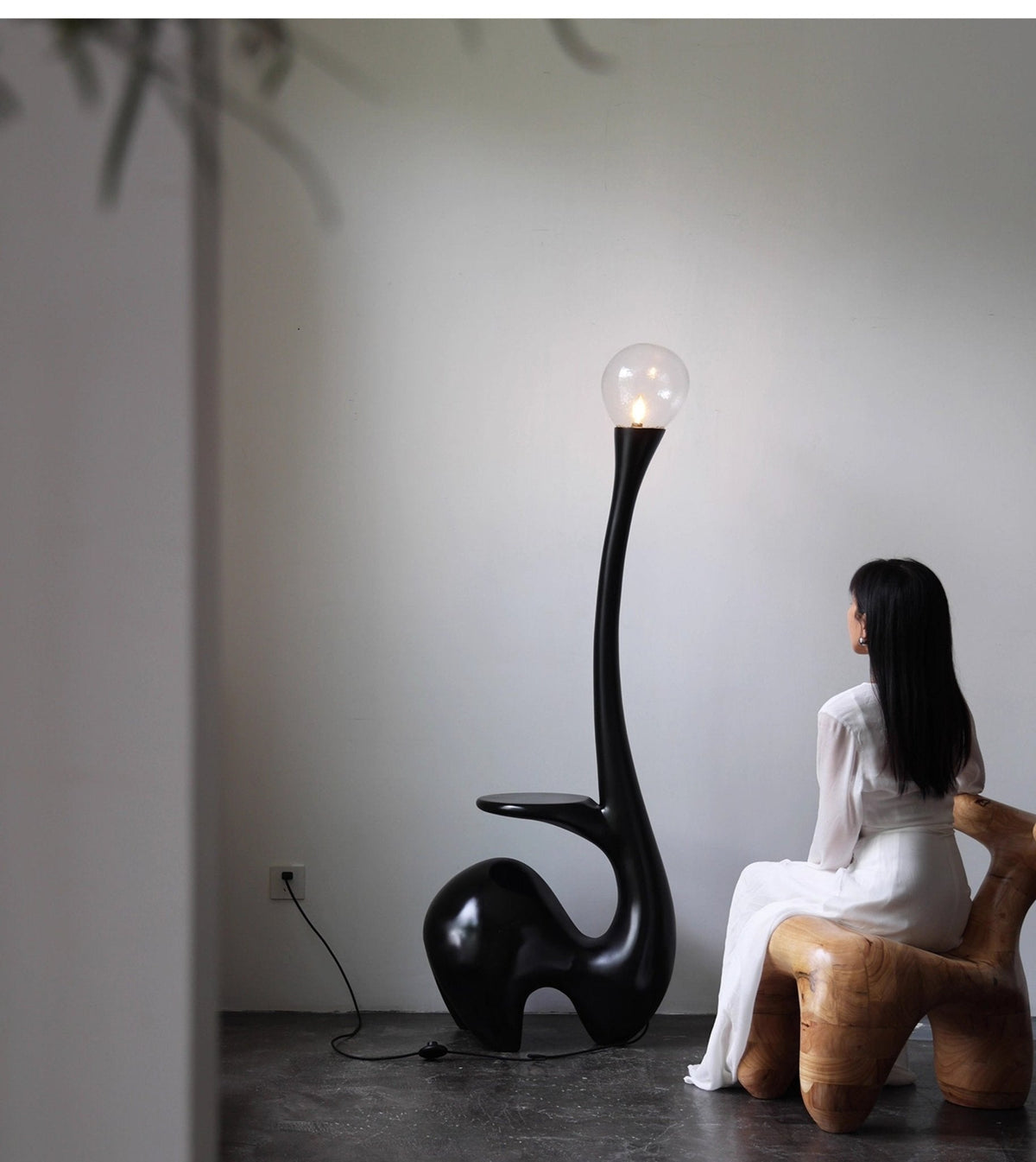 Lurk sculpturale vloerlamp