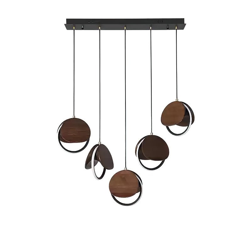 Avvelen Geometrische hanglamp van Hout