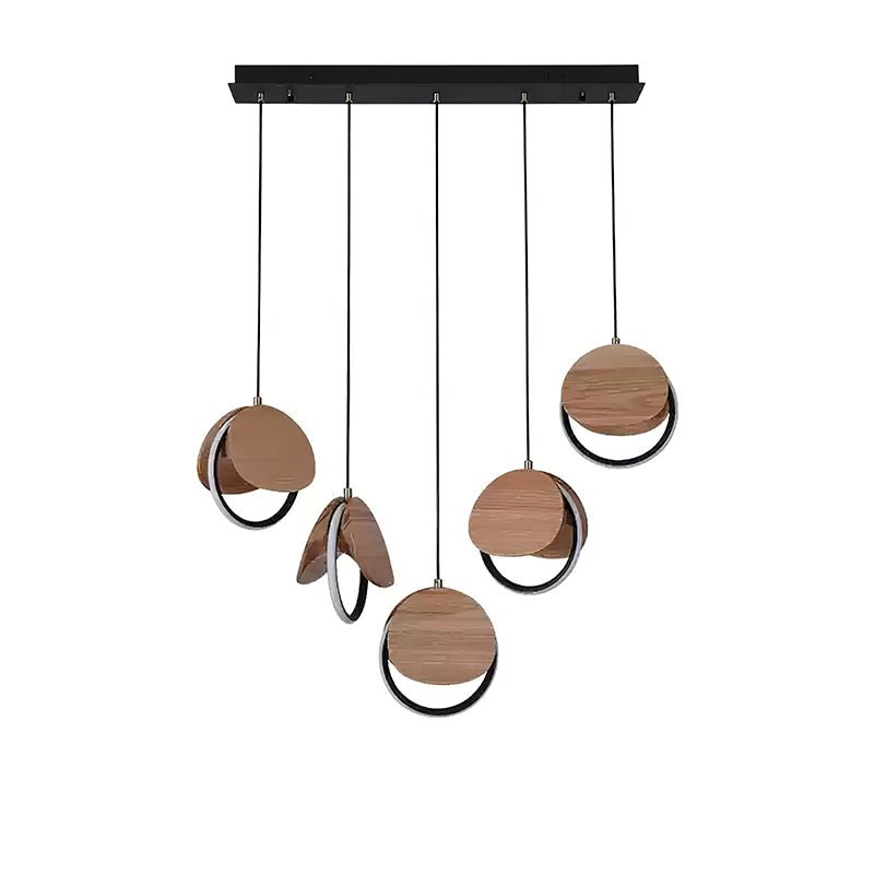 Avvelen Geometrische hanglamp van Hout