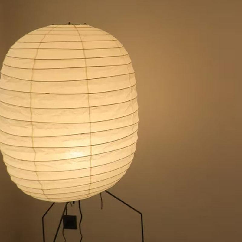 Barbara Vintage Rijstpapier vloerlamp