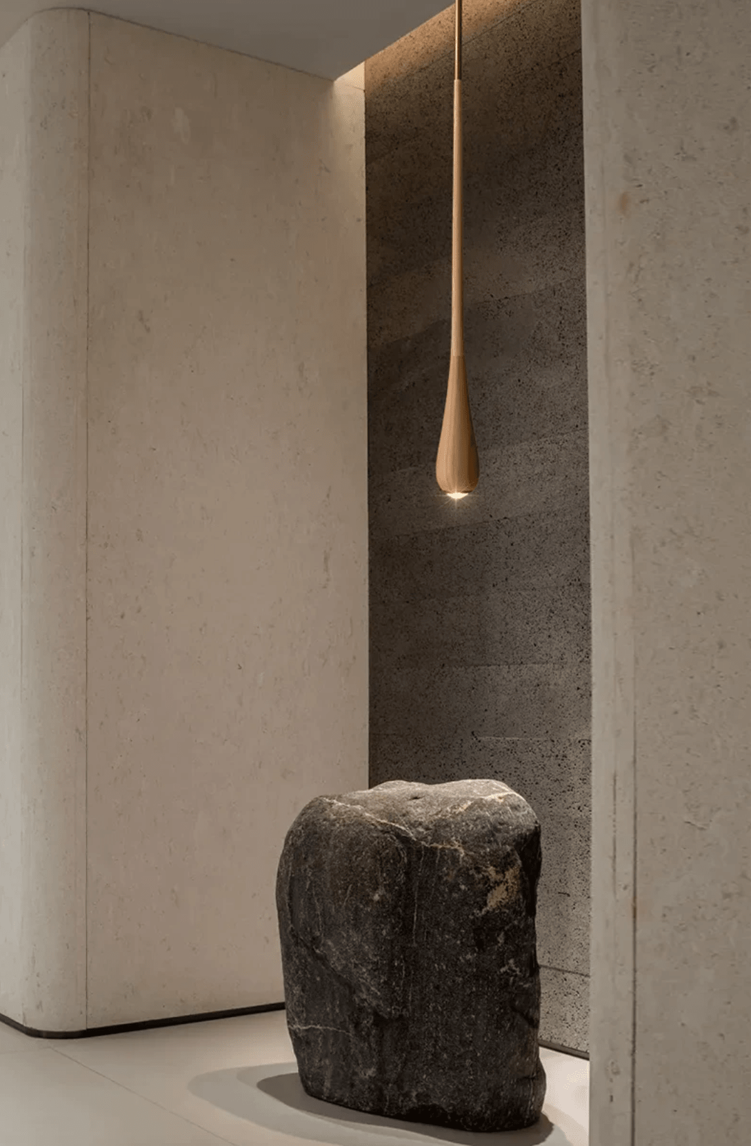 Sylvaelle traanvormige hanglamp