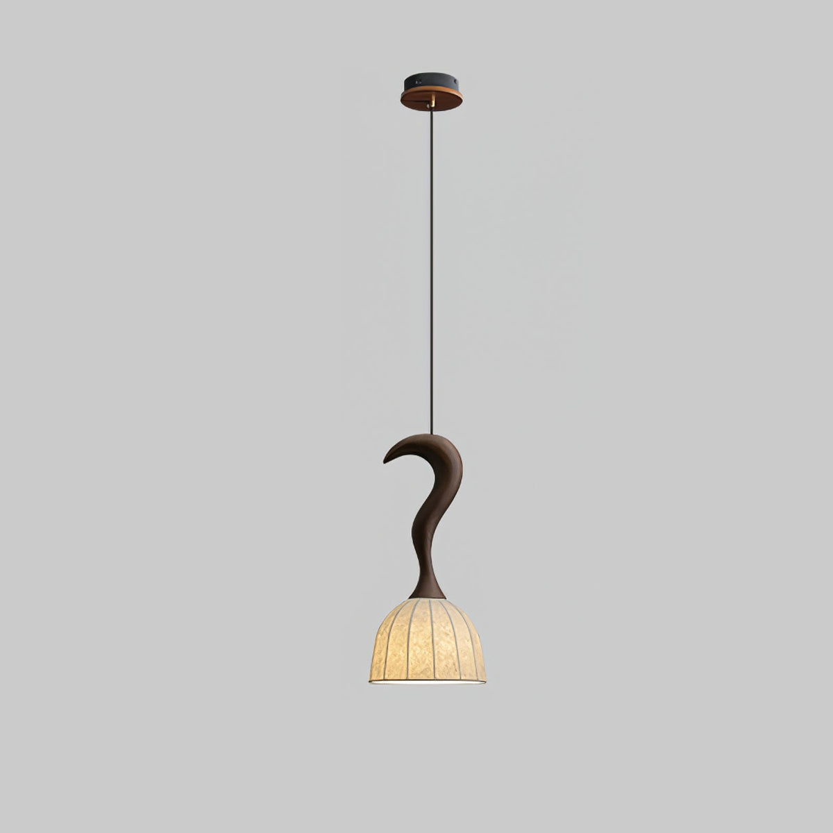 Colire Creativiteit Twisted Hout hanglamp