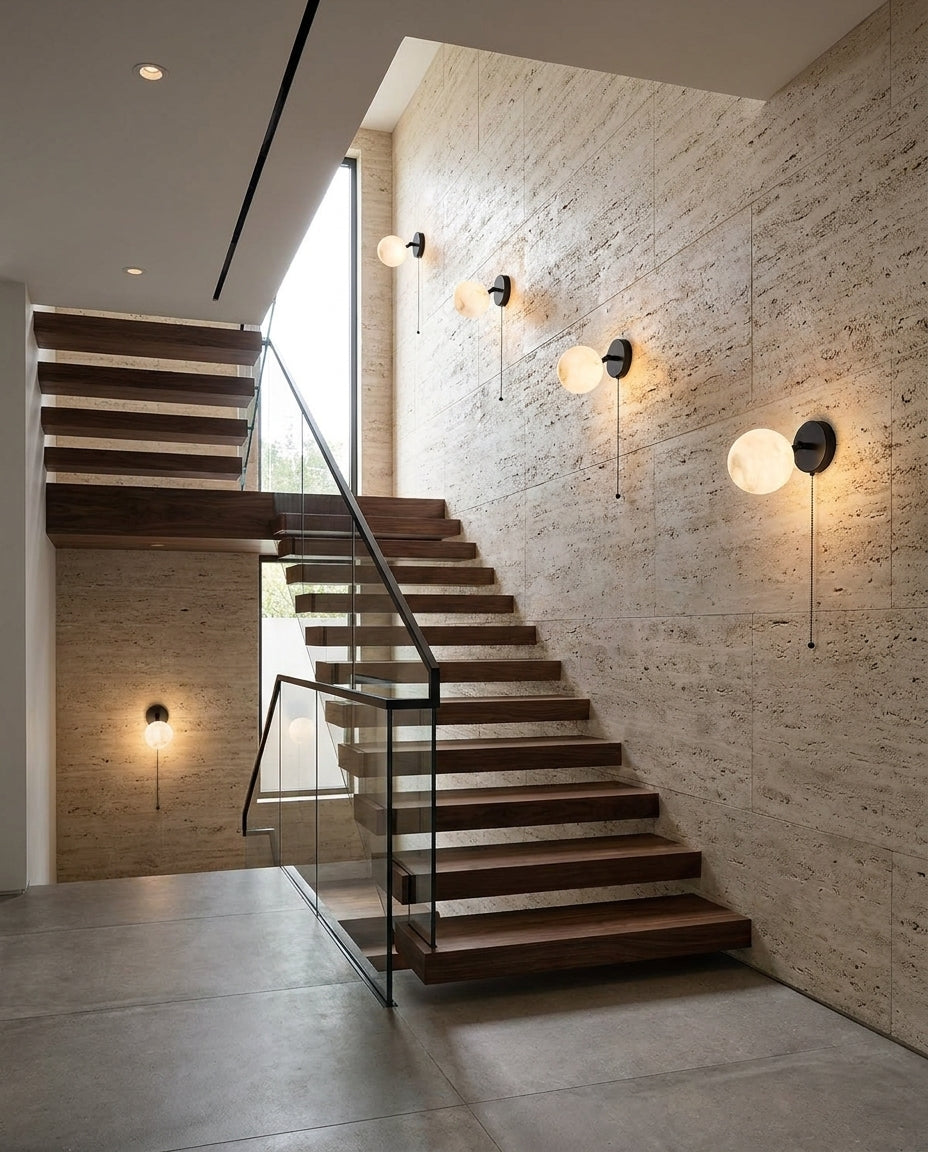 Grafthill Albasten wandlamp