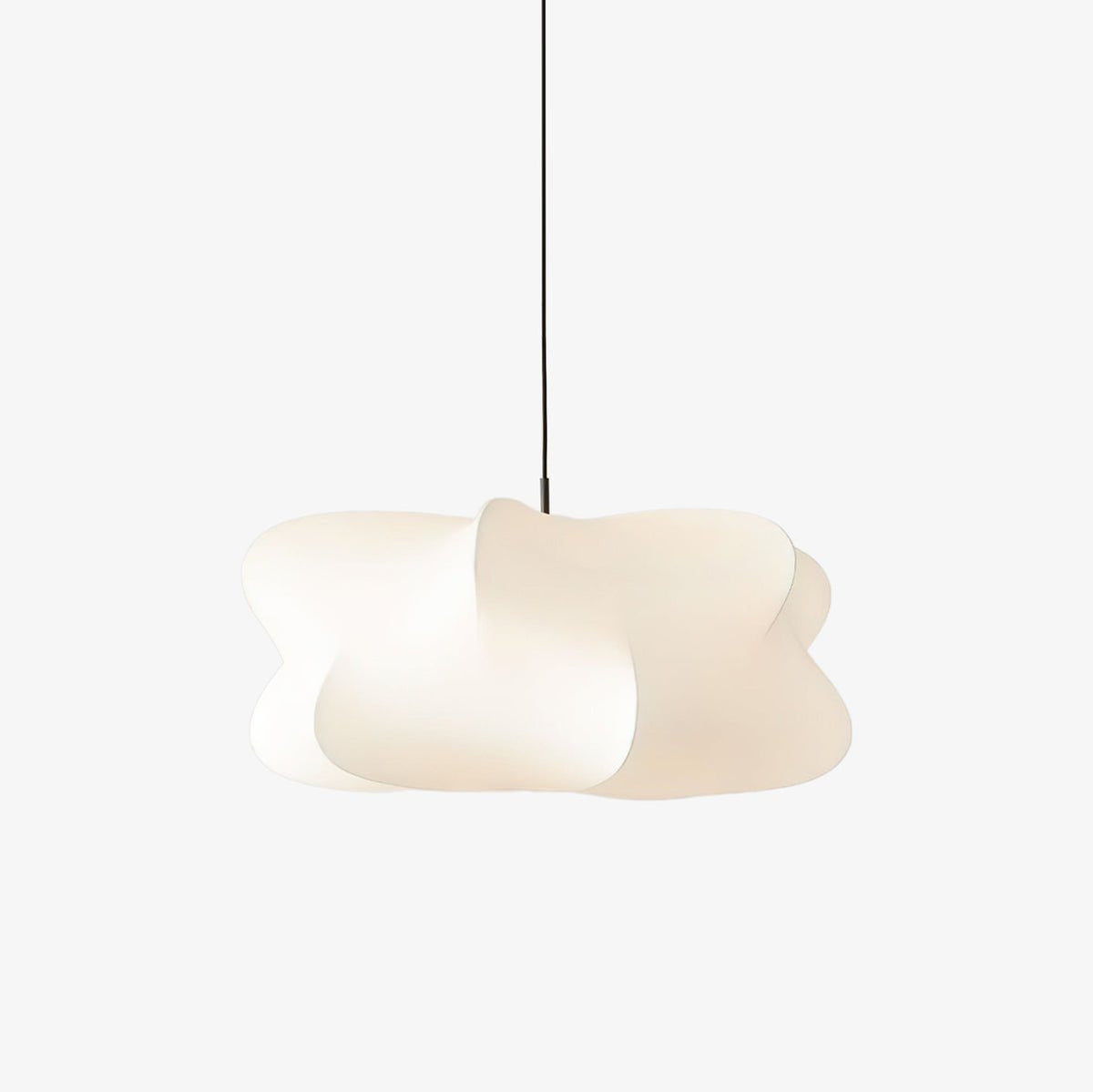 Bibi hanglamp met decoratieve zijden kap
