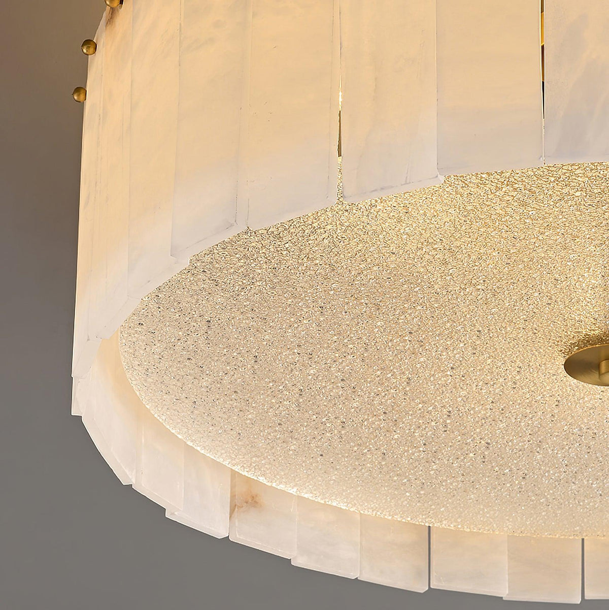 Elde albasten plafondlamp