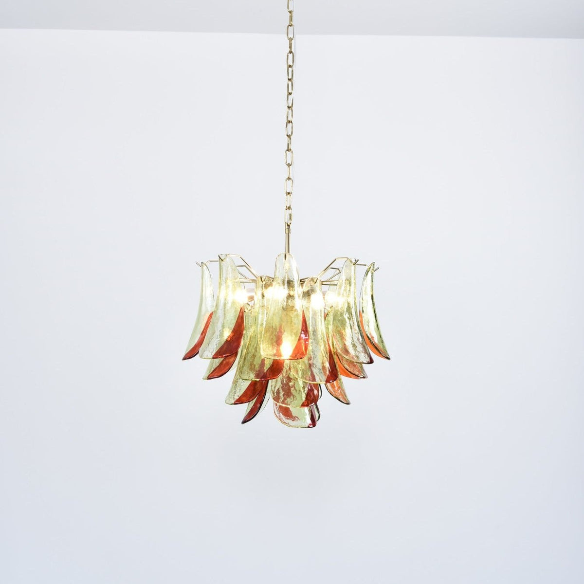 Celoraria Kroonluchter Murano-glas Bloemblaadjes Elegante