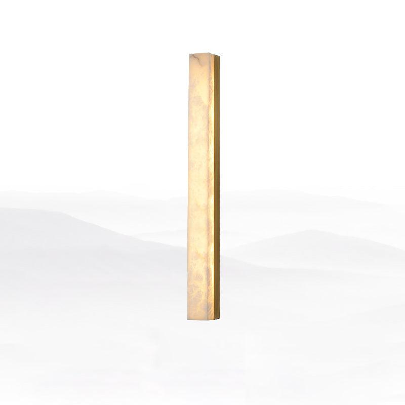 Nivivette Pillar albasten wandlamp