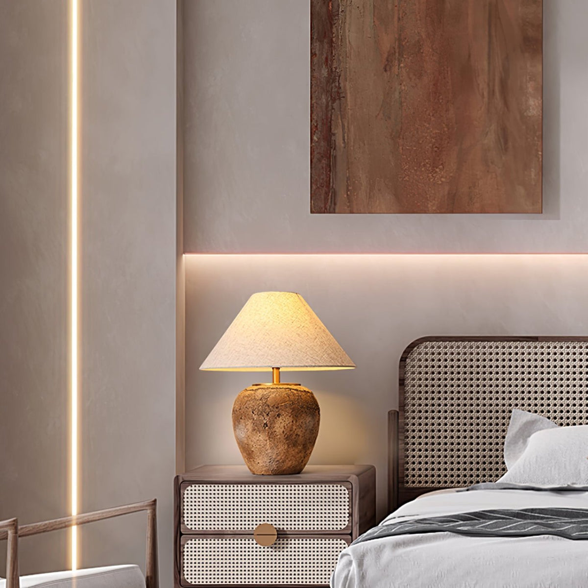 Terrava Rustic Keramische tafellamp