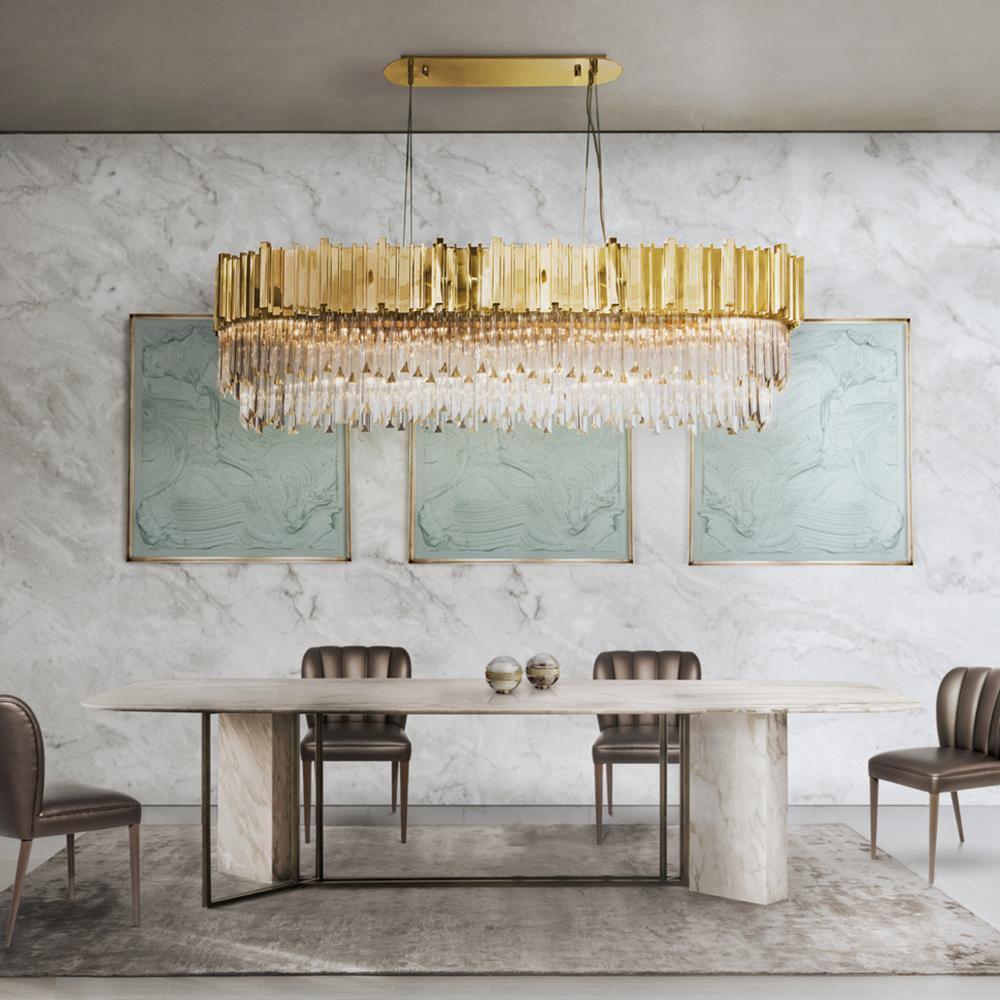 Avenu Kroonluchter Goud Kristal Gouden