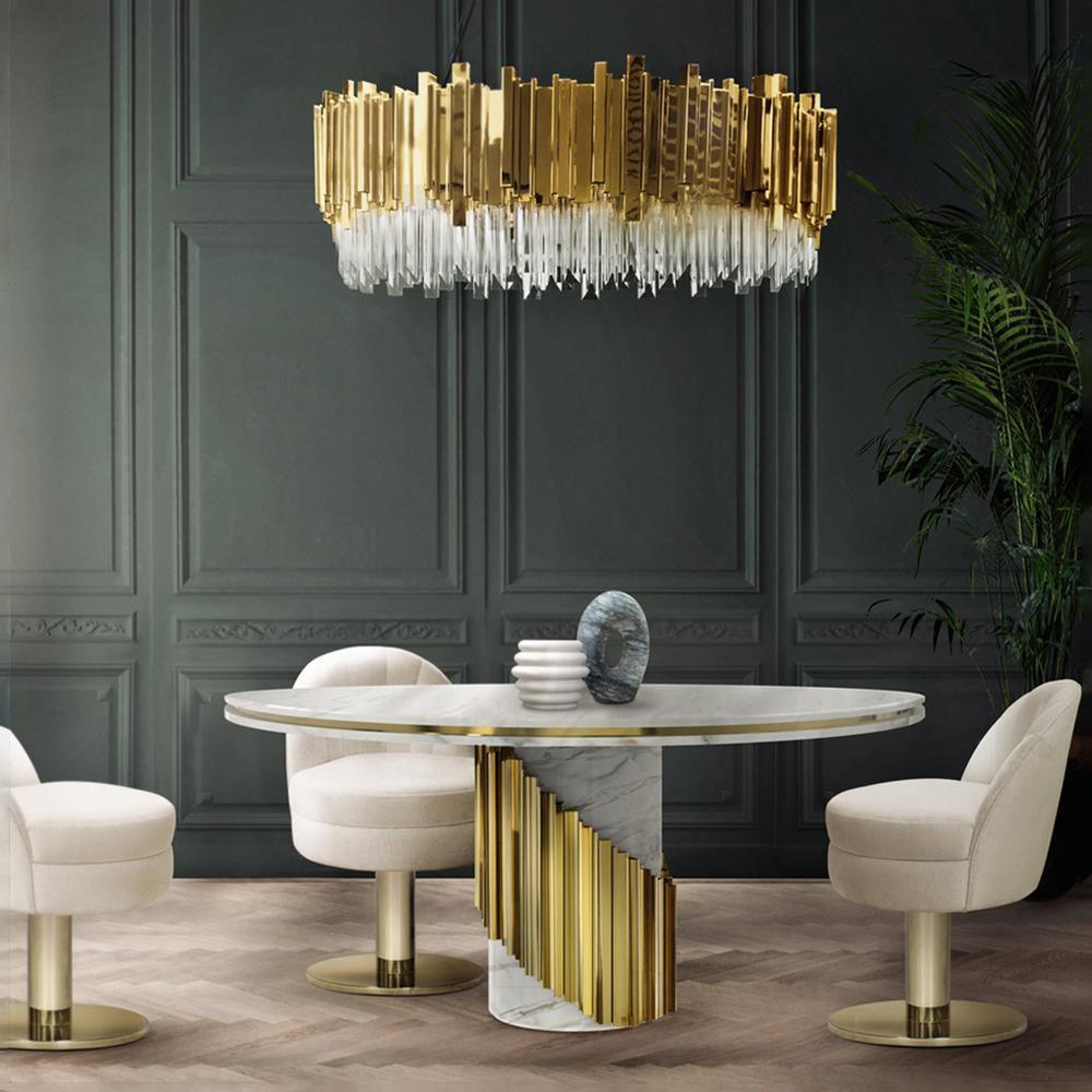 Avenu Kroonluchter Goud Kristal Gouden