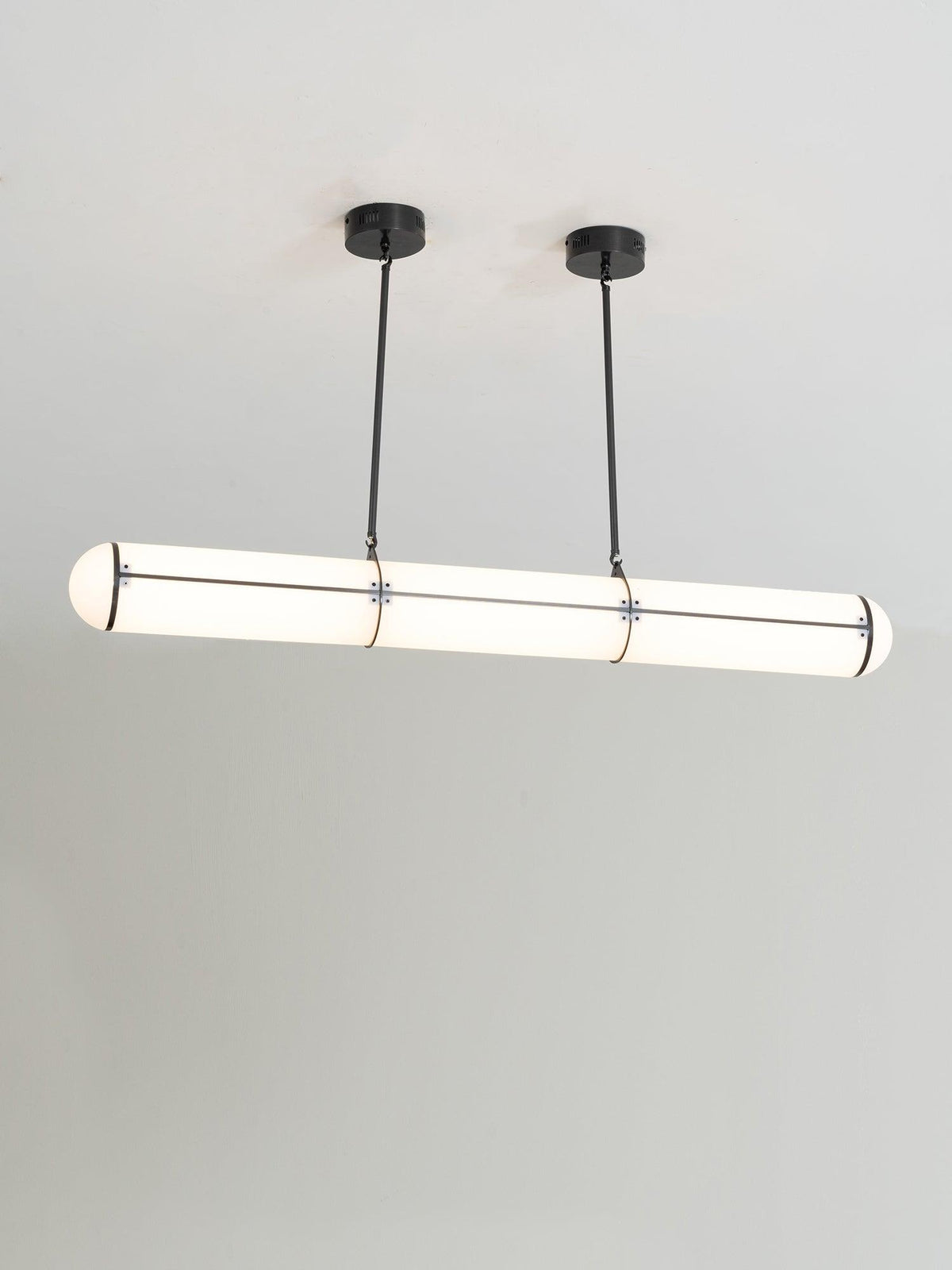 Rivenette hanglamp cilindrisch eindeloos voor eetkamer