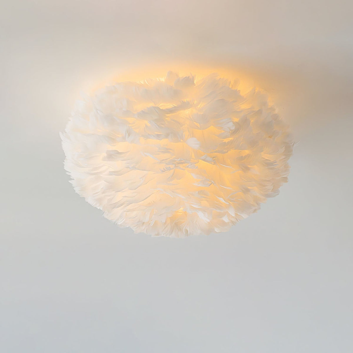 Zalore Premium Noordse kunst plafondlamp met veren