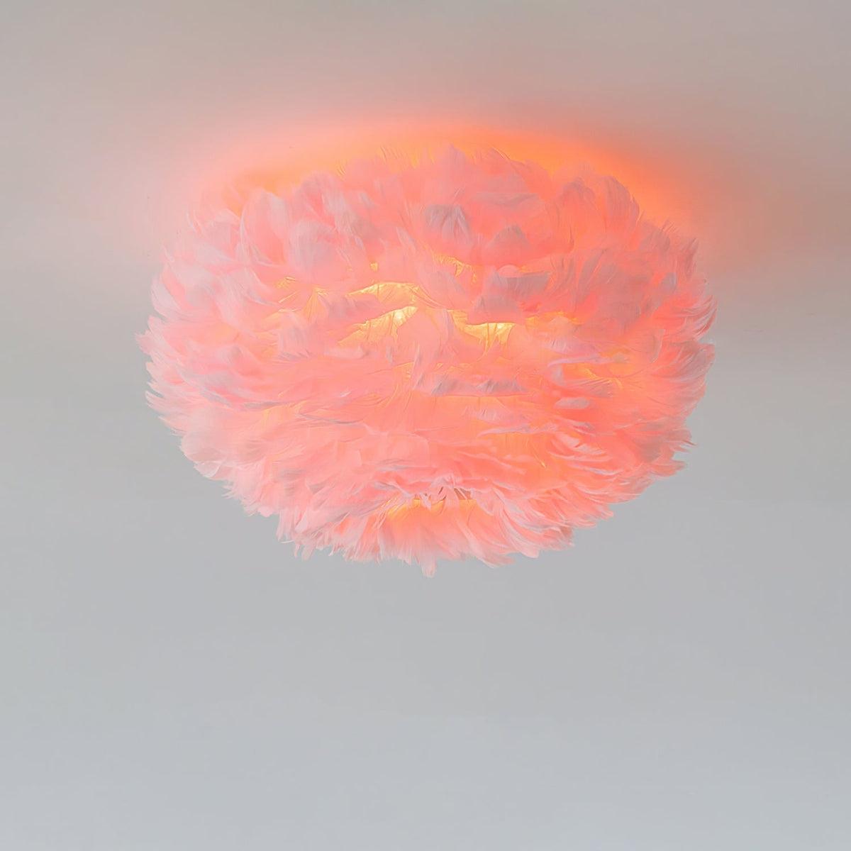 Zalore Premium Noordse kunst plafondlamp met veren