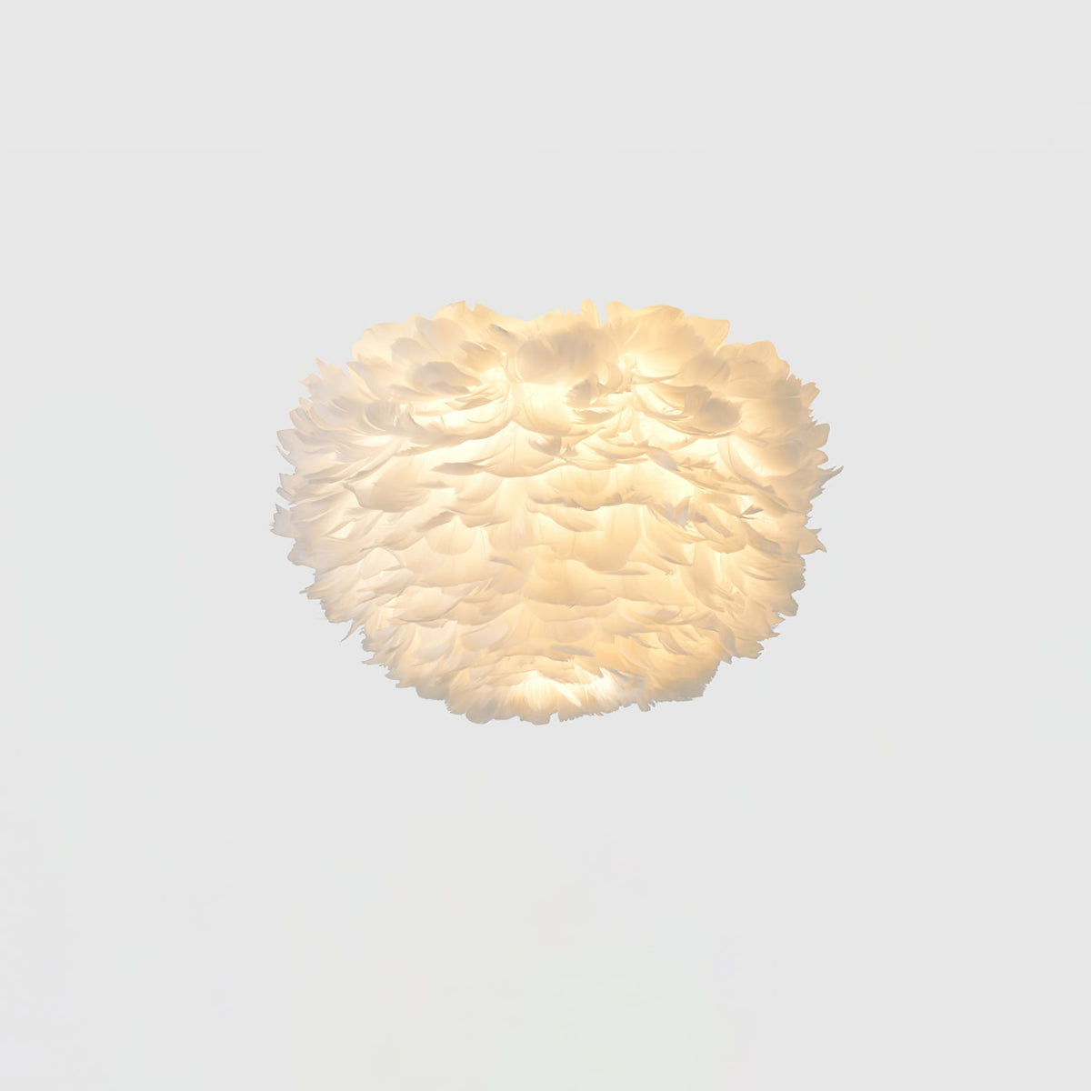 Zalore Premium Noordse kunst plafondlamp met veren