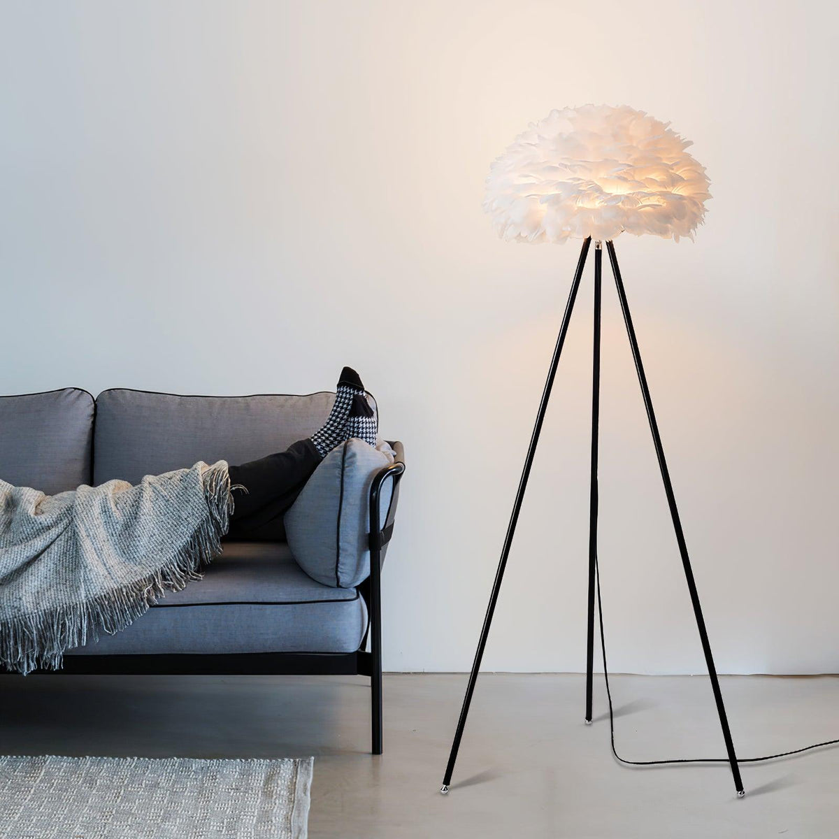 Ivthaar Organic Feather vloerlamp