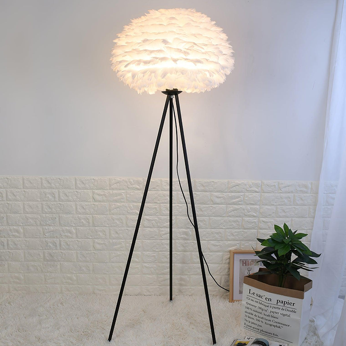 Ivthaar Organic Feather vloerlamp