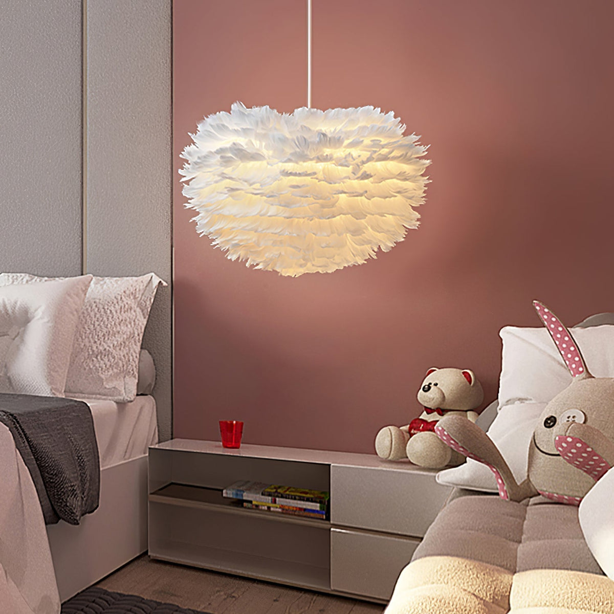 Deveno Feathers hanglamp