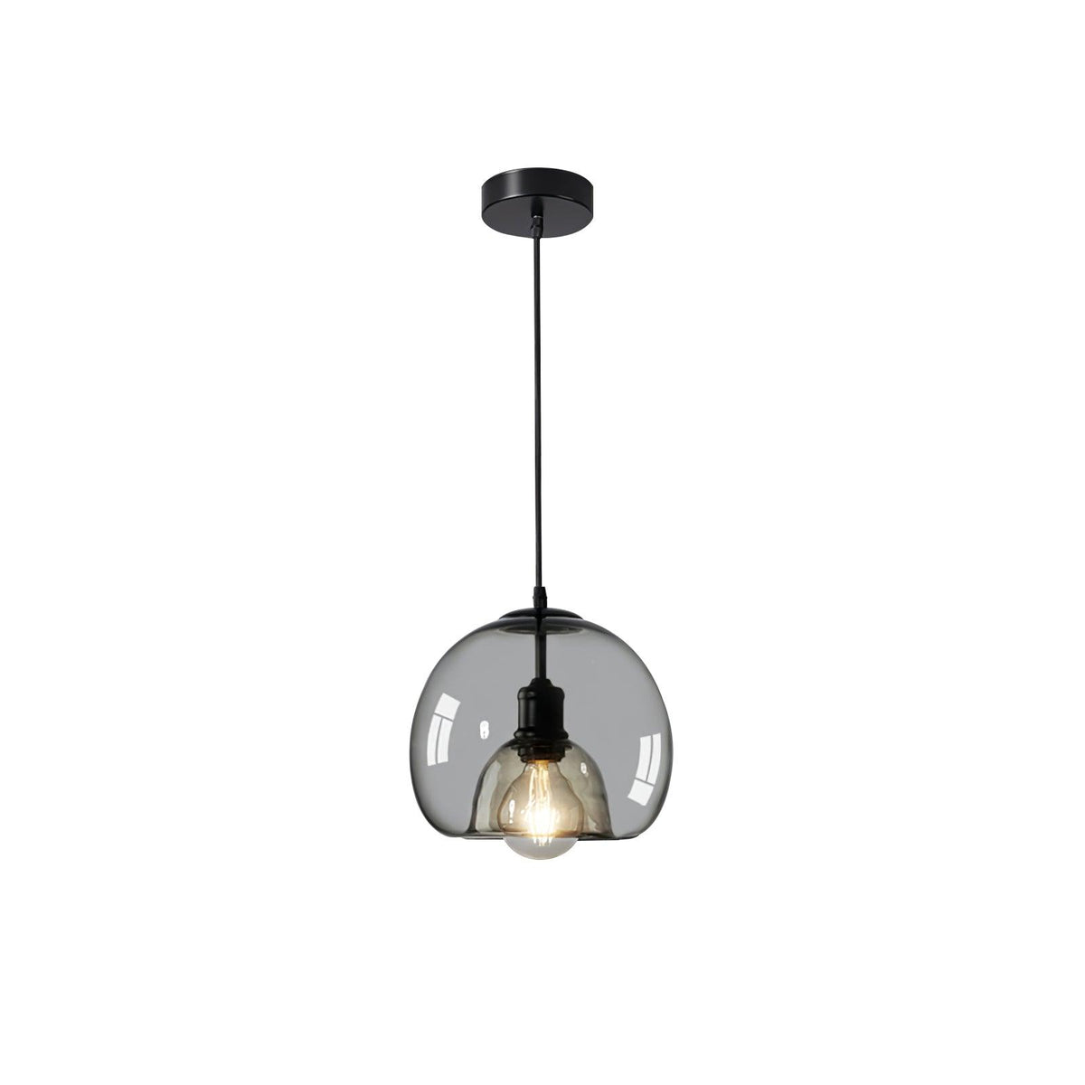 Qev Noordse kunst Pearl glas hanglamp