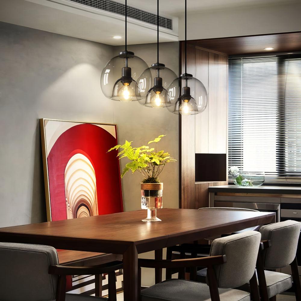 Qev Noordse kunst Pearl glas hanglamp