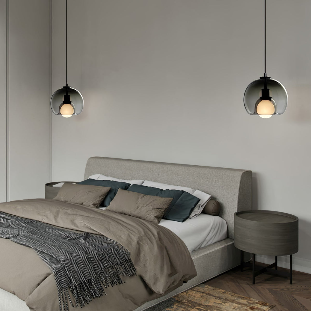 Eamver eigentijdse glazen hanglamp
