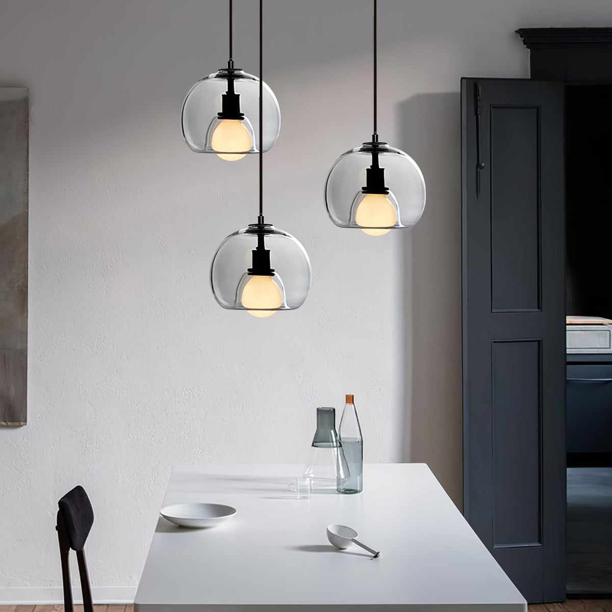 Eamver eigentijdse glazen hanglamp