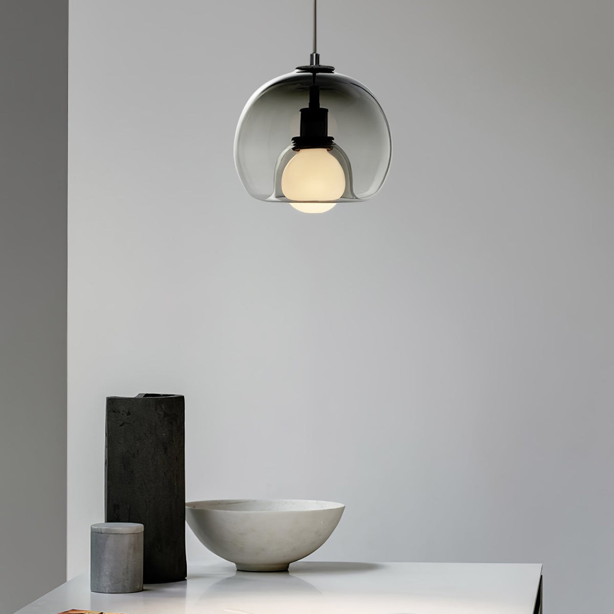 Eamver eigentijdse glazen hanglamp