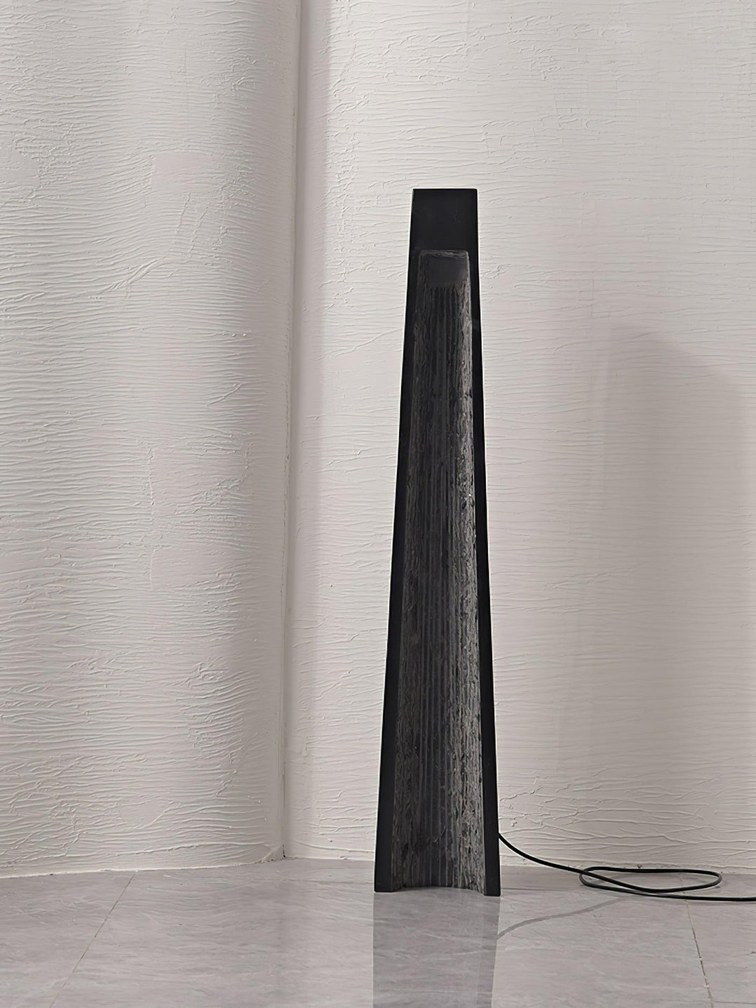 Lave vloerlamp van marmer
