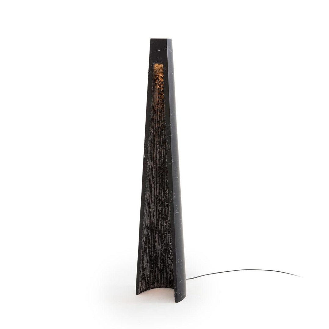 Lave vloerlamp van marmer