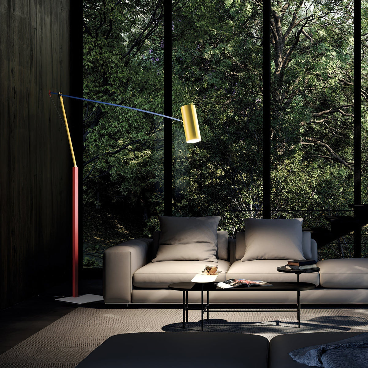 Rohe vloerlamp
