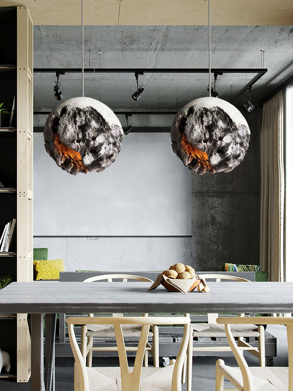 Ilphaara Irregular Planet Plastic hanglamp