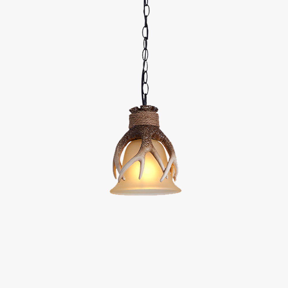Silva LED Hanglampen Bruin Glas Bar/Eetkamer/Woonkamer