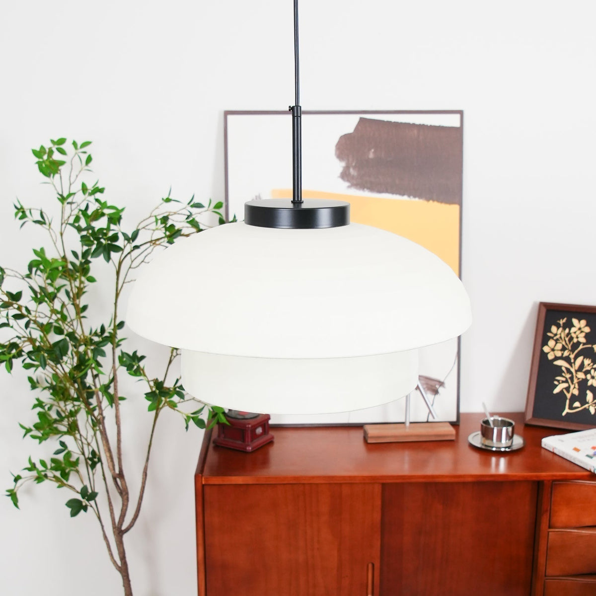 Zelvin stoffen artistieke hanglamp