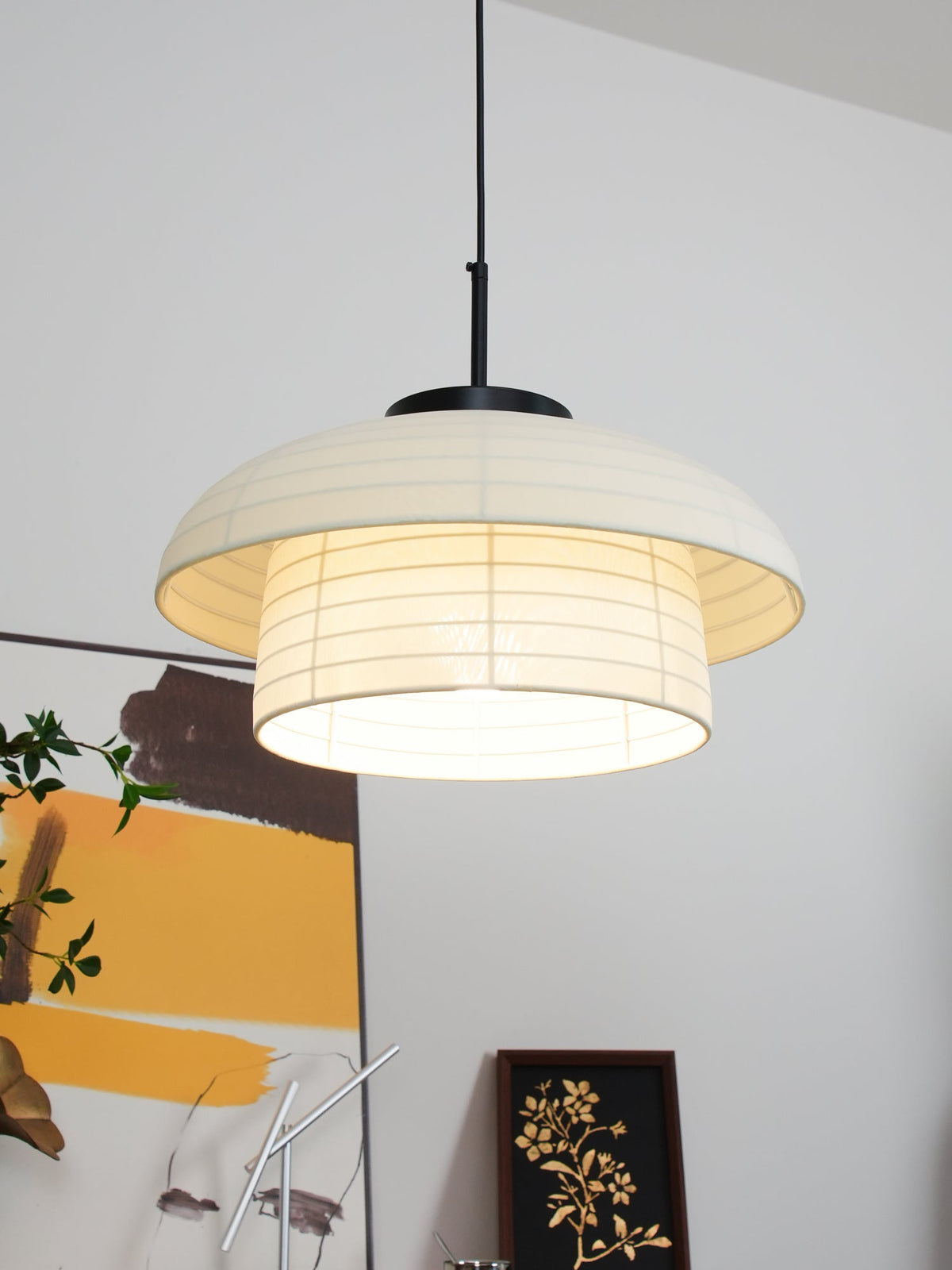 Zelvin stoffen artistieke hanglamp