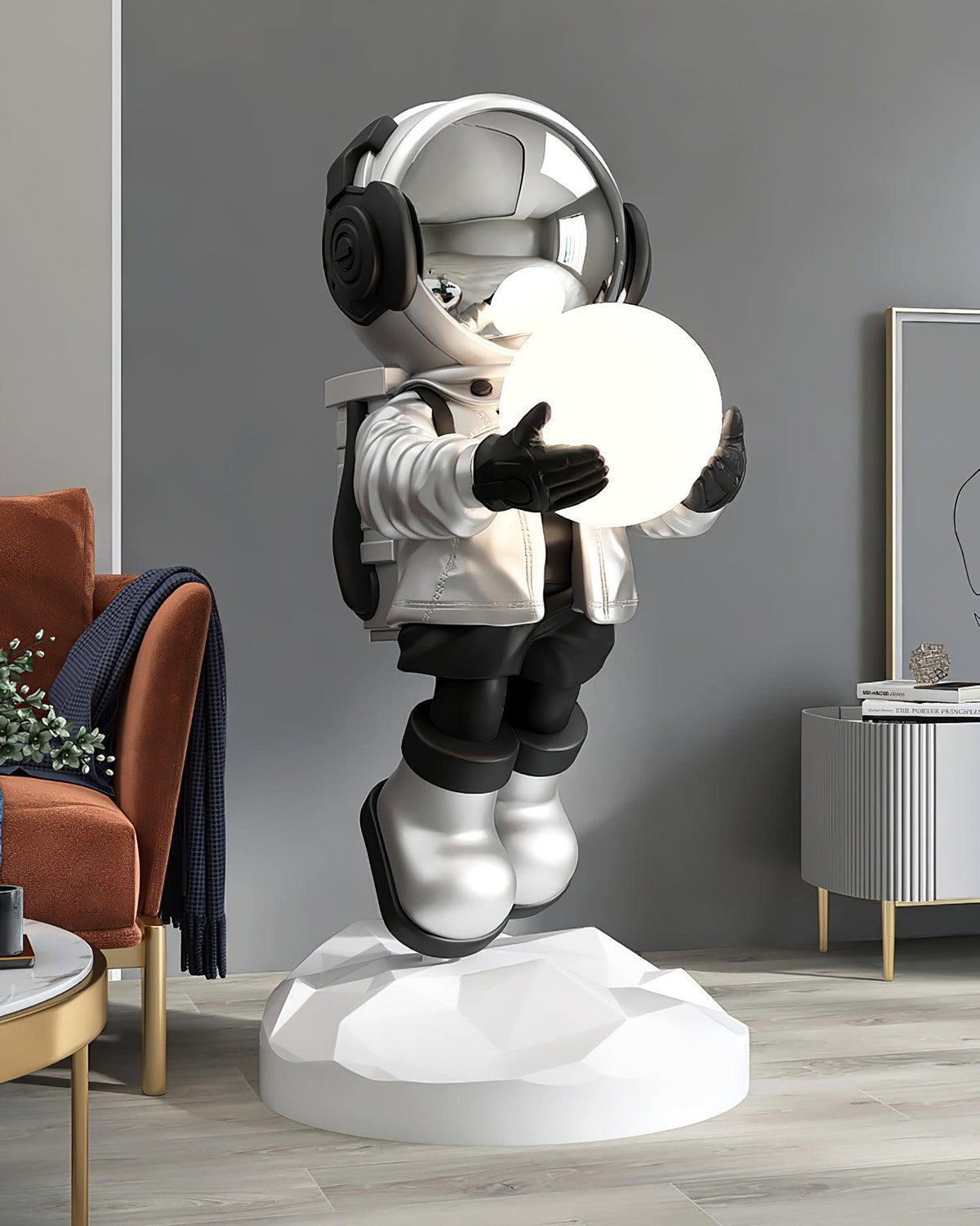 Celeiella Chandler Moderne vloerlamp van hars
