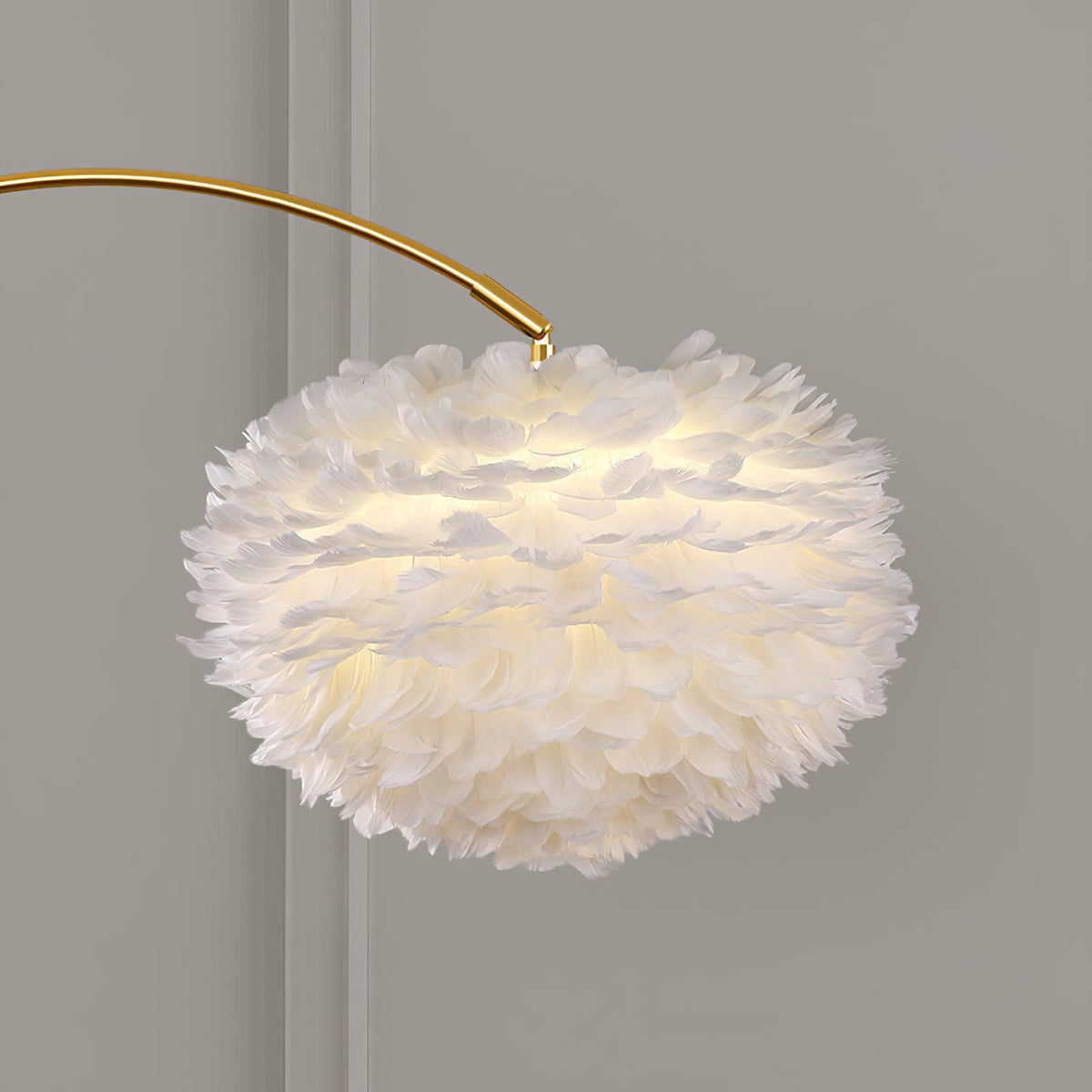 Navoic Marmer Hout Vloerlamp