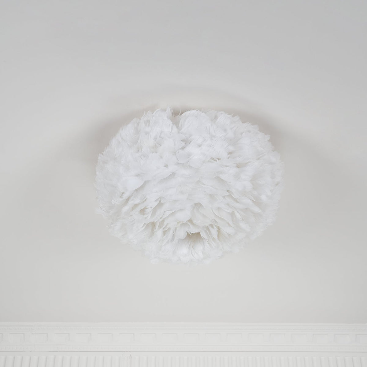 Zalore Premium Noordse kunst plafondlamp met veren