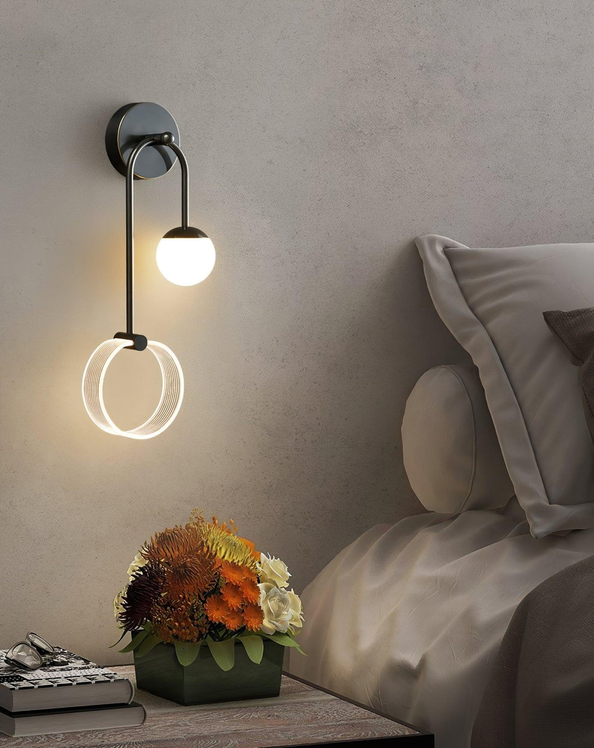 Warren modern Minimalistisch LED Messing Wandlamp