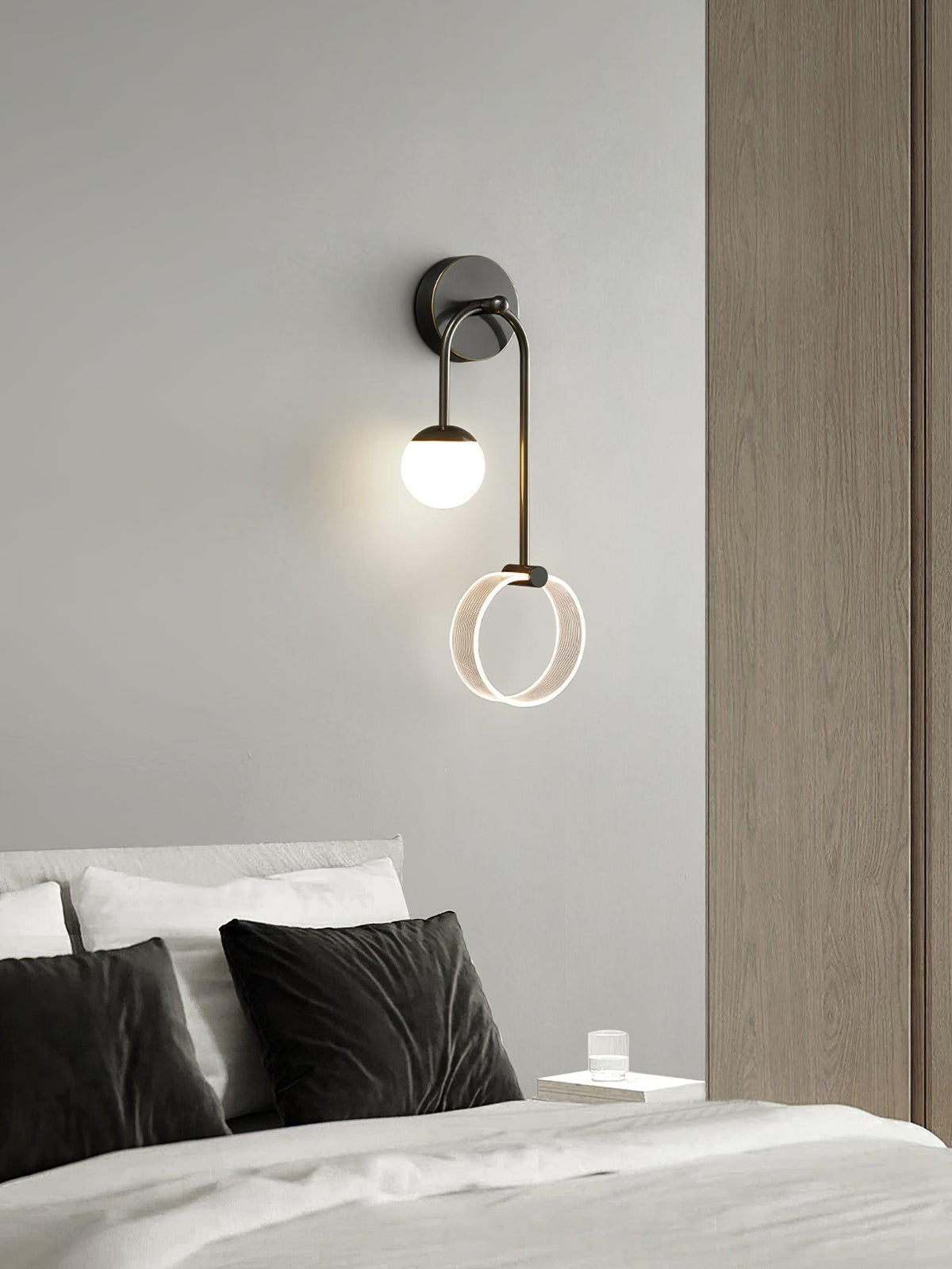 Warren modern Minimalistisch LED Messing Wandlamp